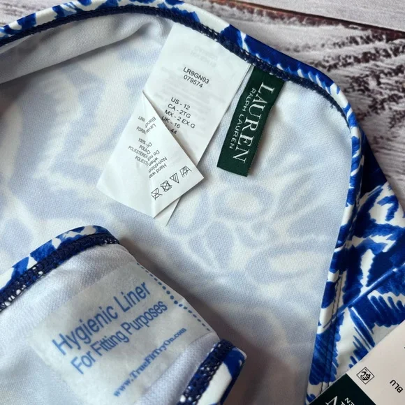 Ralph Lauren Bikini Swim Bottom Blue - Picture 5 of 5